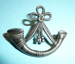 Rifle Volunteer Corps Officers Silver Plated Cap Badge