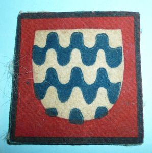 WW2 HQ 15th Army Group Woven Felt Cloth Formation Sign …