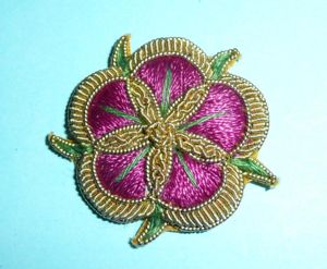 Duke of Lancaster's Own Yeomanry Officer's Bullion Cloth Beret / …