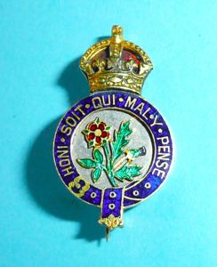 WW1 / WW2 Jeweller Quality Patriotic Enamel and Gilt Lapel …