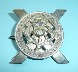 Scottish Lowland Brigade Officers Glengarry / Kilmarnock Bonnet Badge, 1959 …