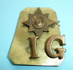 The Irish Guards Other Ranks 3 Piece Shoulder Title on …