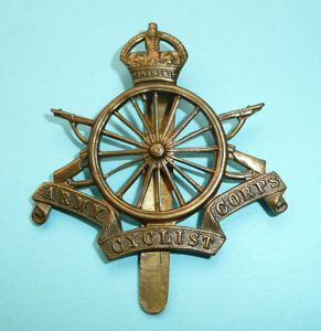 WW1 Army Cyclist Corps Other Rank's Gilding Metal Cap Badge …