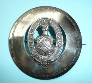 Scottish Merchiston Castle School (Edinburgh, Scotland) Plaid Brooch