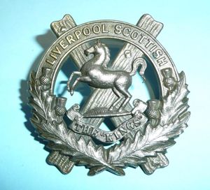 10th (Liverpool Scottish) Battalion Kings Regiment Officers Sporran Cantle Badge
