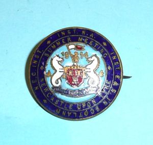 WW1 Era Institute of Naval Architects & Shipbuilders of Newcastle-upon-Tyne …