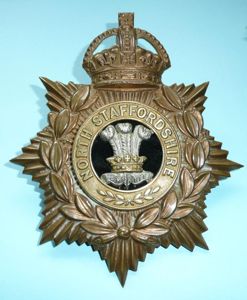 South Staffordshire Regimental Band Full Dress Bandsman's Helmet Plate, Pre …