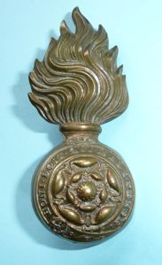 Victorian Royal Fusiliers Gilding Metal Brass Fur Skin Cap Grenade …