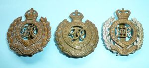 Lot of 3 Different Royal Engineers (RE) Other Ranks Cap …