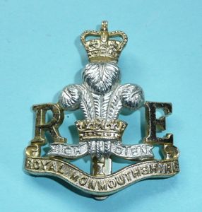 Royal Monmouthshire Royal Engineers Militia TA QEII Pattern AA Anodised …