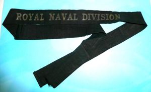 WW1 Royal Naval Division RND Cap Tally Ribbon Hat Band