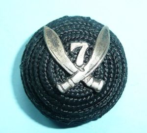 7th Gurkha Rifles Officer' Forage and Service Dress Cap Boss …