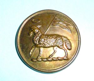 The Queen's (Royal West Surrey Regiment) Gilt Brass Mess Waiter …