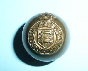 Essex Yeomanry (104th Regiment, Royal Horse Artillery) Brass Ball Button