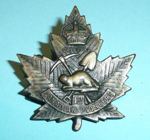 WW1 Canada - 1st Canadian Pioneers Battalion Canadian Expeditionary Force …