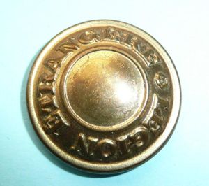 French Foreign Legion - Large Pattern Brass Button