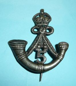 Indian Army - 5th Mahratta Light Infantry Large Cast White …