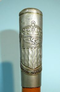 WW2 African Northern Rhodesia Volunteer Defence Force Swagger Stick. 1939 …