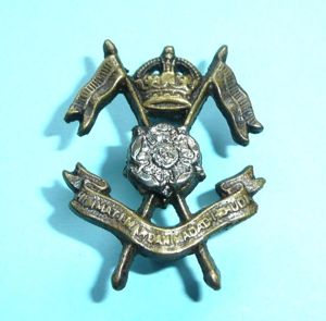 Indian Army - Skinner's Horse Other Ranks Bi-Metal Cap Badge