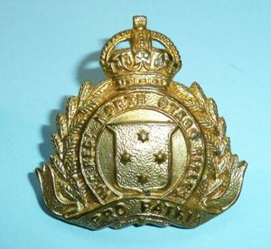 WW1 New Zealand - 10th (North Ontago Rifles) Regiment Brass …