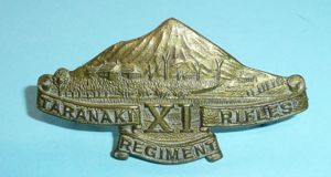 WW1 / WW2 New Zealand - 11th (Taranaki Rifles) Regiment …