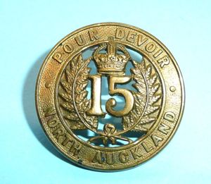 WW1 New Zealand - 15th (North Auckland) Infantry Regiment Cap …