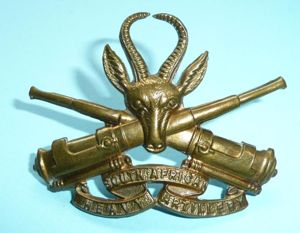 South Africa - WW1 South African Heavy Artillery (SAHA) Brass …