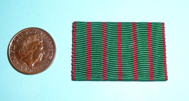 Kings Shropshire Light Infantry / Leeds Rifles Croix de Guerre Stiffened Woven Ribbon Regimental Flash — image 2