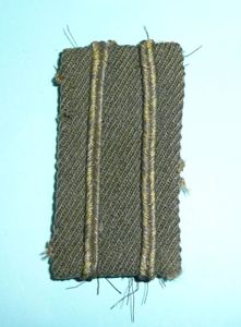 WW1 British Army Bullion Wound Stripes on Khaki panel - …
