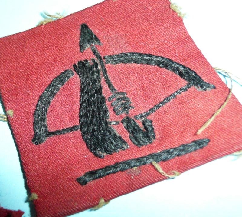 WW2 Anti-Aircraft AA Command Over Stitched Matching Pair Formation Signs Ptches Flashes Badges — image 3