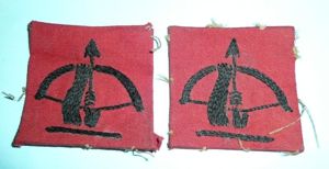 WW2 Anti-Aircraft AA Command Over Stitched Matching Pair Formation Signs …