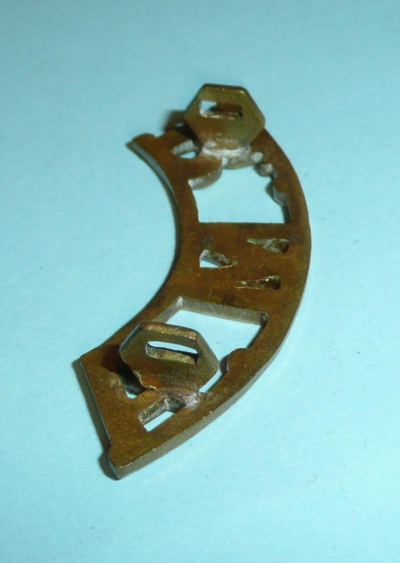 RMA Brass Shoulder Title - Royal Malta Artillery / Royal Military Academy — image 3