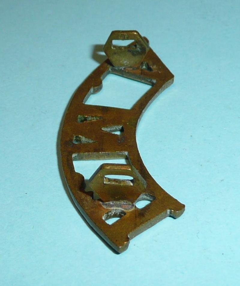 RMA Brass Shoulder Title - Royal Malta Artillery / Royal Military Academy — image 4