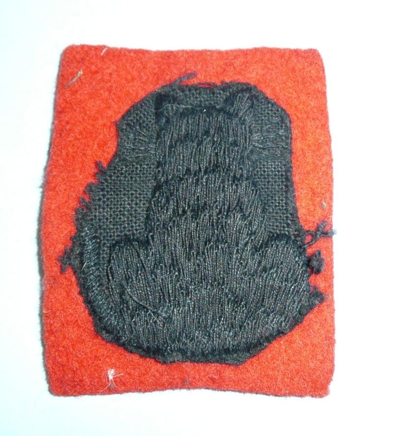 WW2 56th (London) Division Woven Cloth Formation Sign — image 2