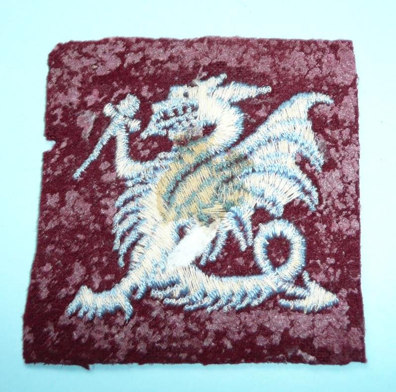 A 1950s / 1960s French Special Forces Embroidered Formation Sign - Colonial Parachutists — image 2