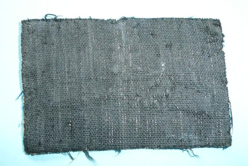 White on Blue Embroided Cloth Rifle Proficiency Marksman Sleeve Arm Badge — image 2