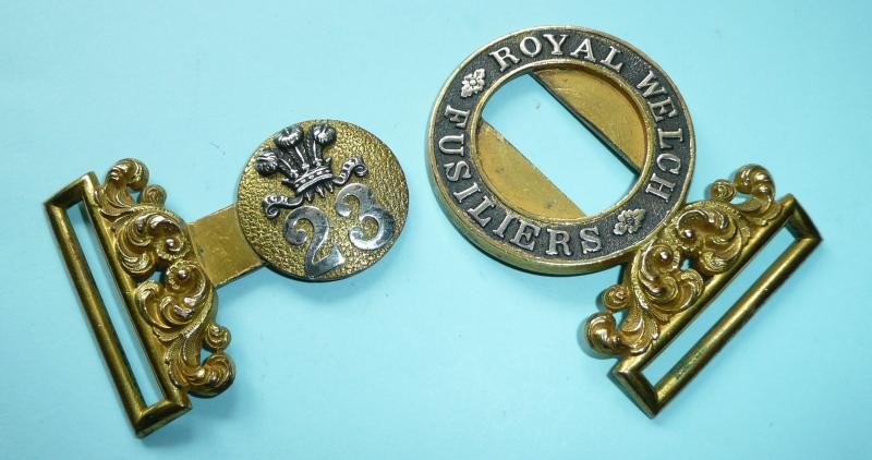 23rd Regiment of Foot (Royal Welch (Welsh) Fusiliers) Officer's Waist Belt Clasp (WBC) pre 1881 — image 3