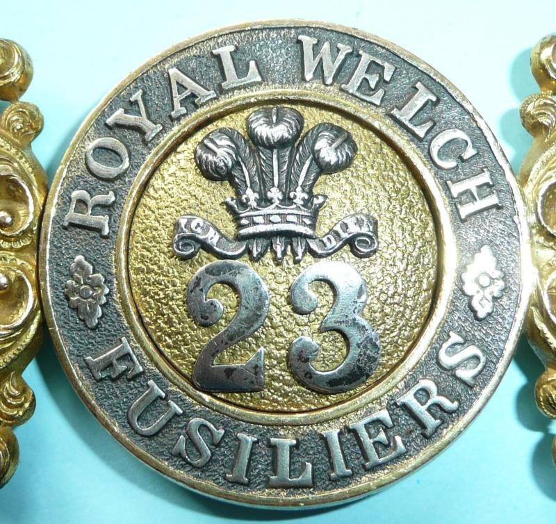23rd Regiment of Foot (Royal Welch (Welsh) Fusiliers) Officer's Waist Belt Clasp (WBC) pre 1881 — image 4