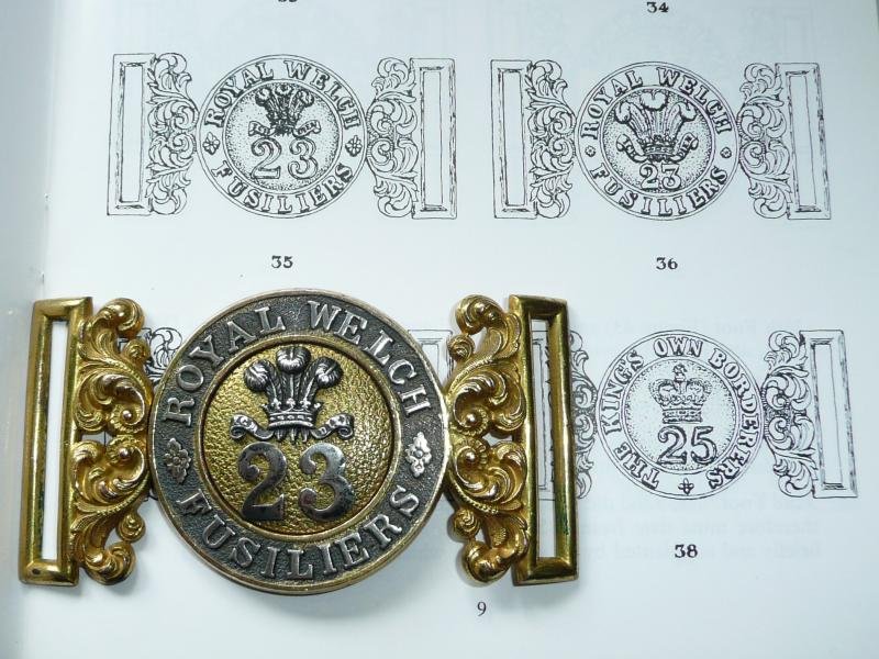 23rd Regiment of Foot (Royal Welch (Welsh) Fusiliers) Officer's Waist Belt Clasp (WBC) pre 1881 — image 5