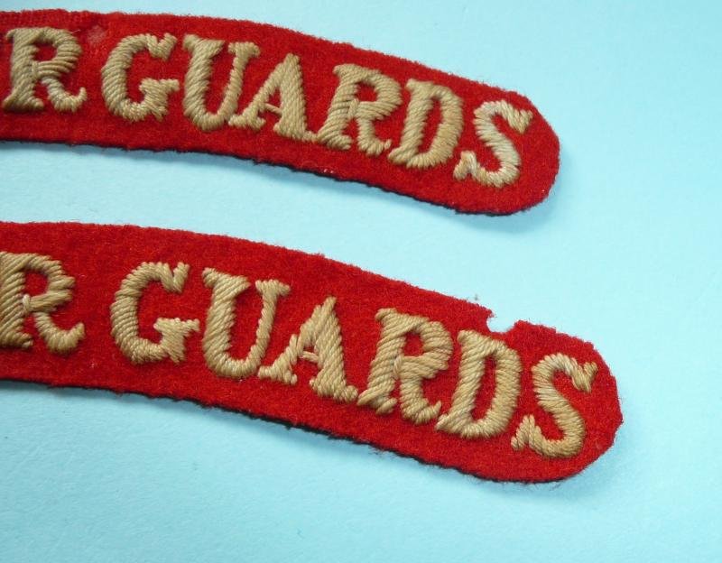 Early Grenadier Guards Cloth Shoulder Titles — image 2