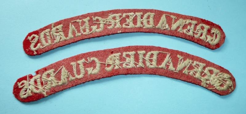 Early Grenadier Guards Cloth Shoulder Titles — image 3