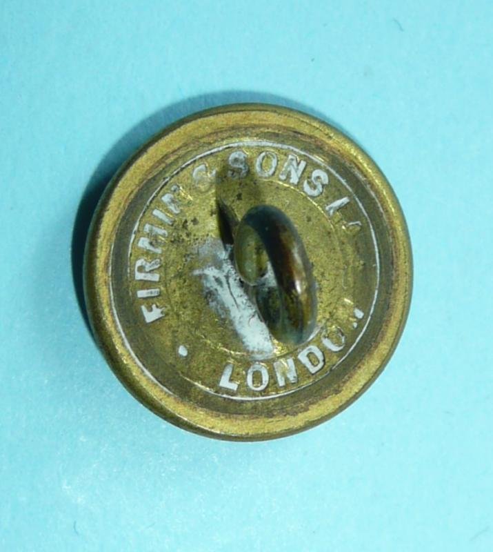 The Queen's (Royal West Surrey Regiment) Gilt Brass Mess Waiter Orderlies Medium Pattern Gilt Brass Button — image 3