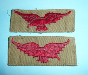 WW2 Royal Air Force (RAF) Tropical Issue Woven Red on …