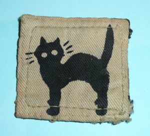 WW2 17th Indian Infantry Division Printed Cloth Formation Sign