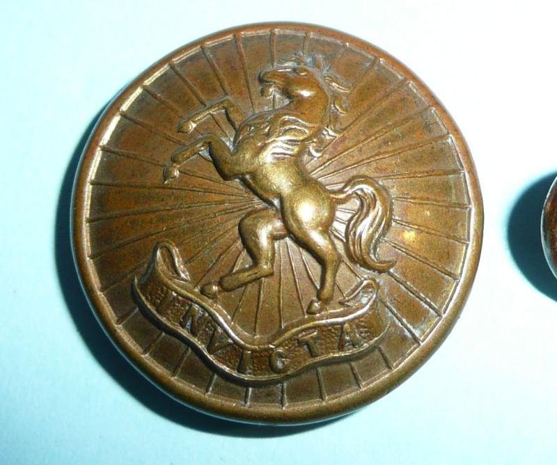 Kent Cyclist Battalion (KCB) Pair of Officer's Buttons — image 2