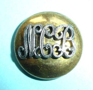 Northern Cyclist Battalion (NCB) Mounted Officer's Mess Dress Button
