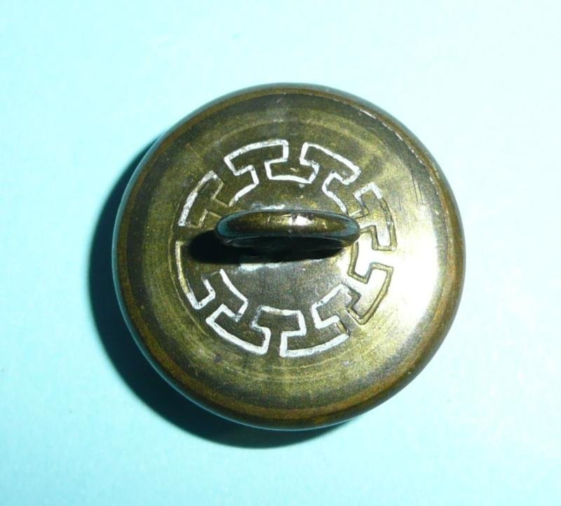 25th County of London Cyclist Battalion Officer's Medium Pattern Brass Button — image 2