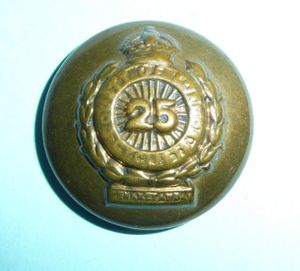 25th County of London Cyclist Battalion Officer's Medium Pattern Brass …