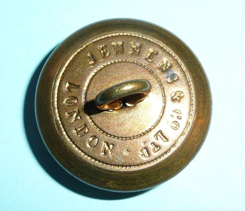 Army Cyclist Corps Officer's Large Pattern Gilt Brass Button — image 2