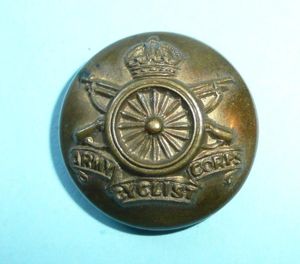 Army Cyclist Corps Officer's Medium Pattern Gilt Brass Button